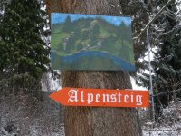 Adventswanderung ueber den Alpensteig