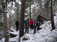 Adventswanderung ueber den Alpensteig