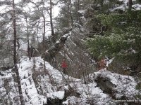 Adventswanderung ueber den Alpensteig