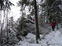 Adventswanderung ueber den Alpensteig