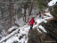 Adventswanderung ueber den Alpensteig